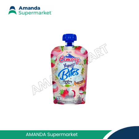 Cimory Squeeze Bites Strawberry Leci | 120gr